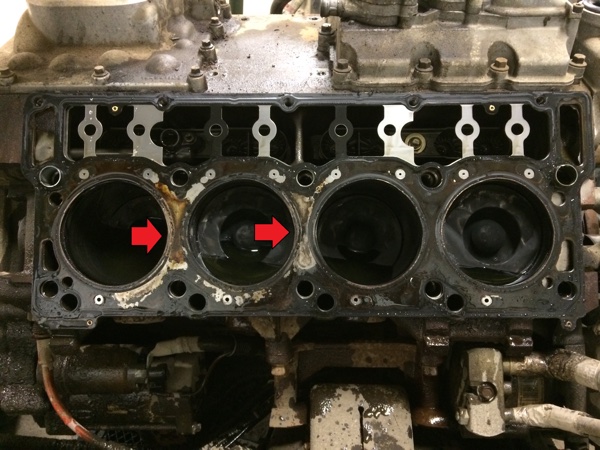 Before gasket failure