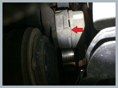 6.4L Worn Belt Tensioner